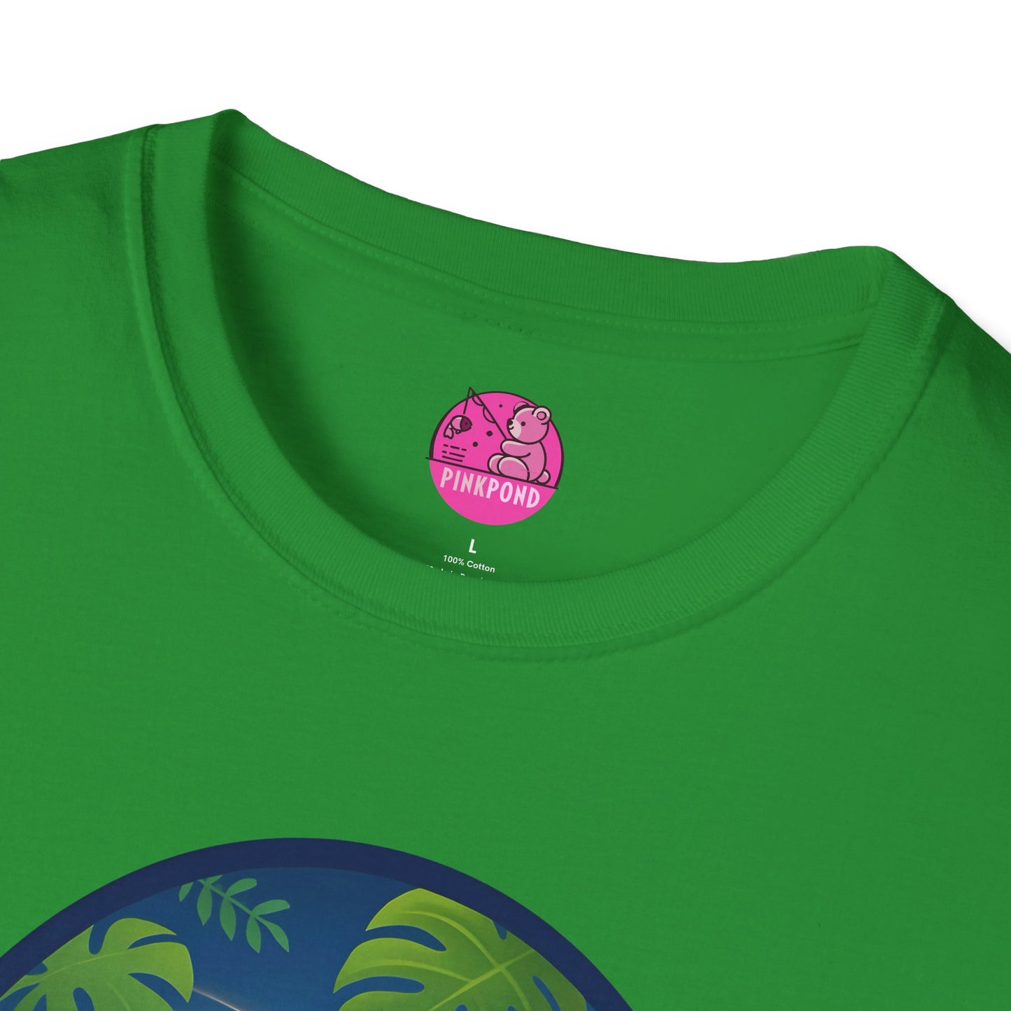 Adventure Bear T-Shirt - Explorer PinkPond Series Tee for Nature Lovers and Travel Dreamers