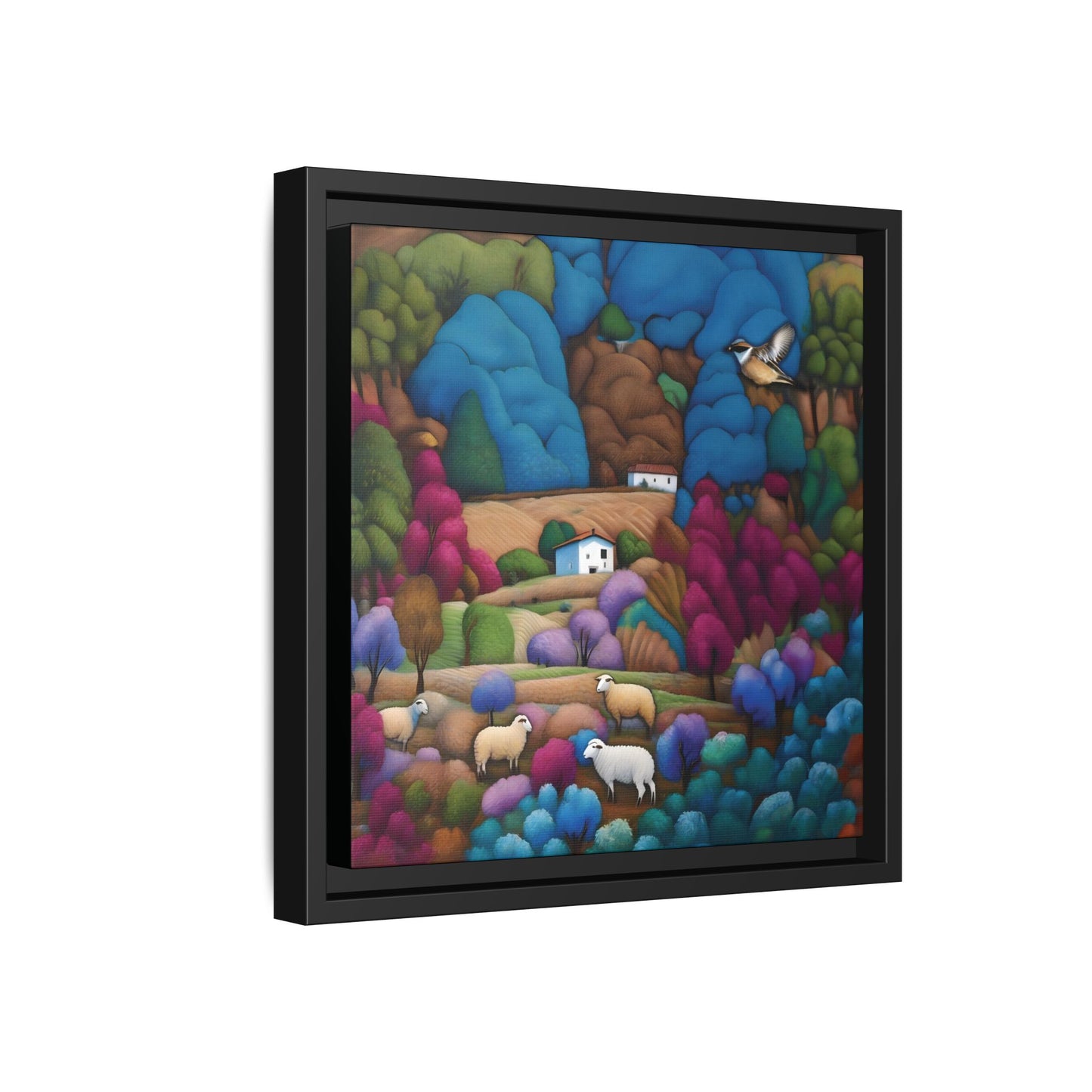 The Painted Valley Canvas Print by Andrew McCarter