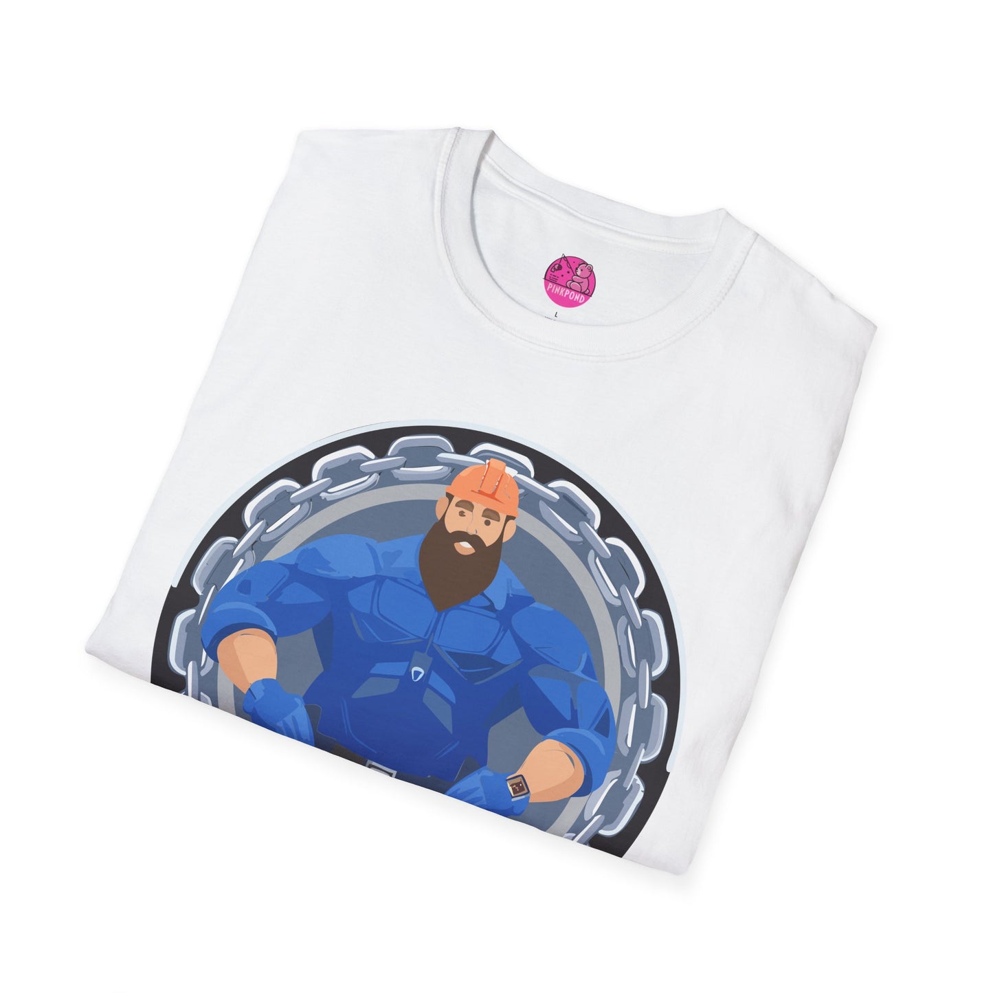 Construction Worker Bear  Graphic T-Shirt