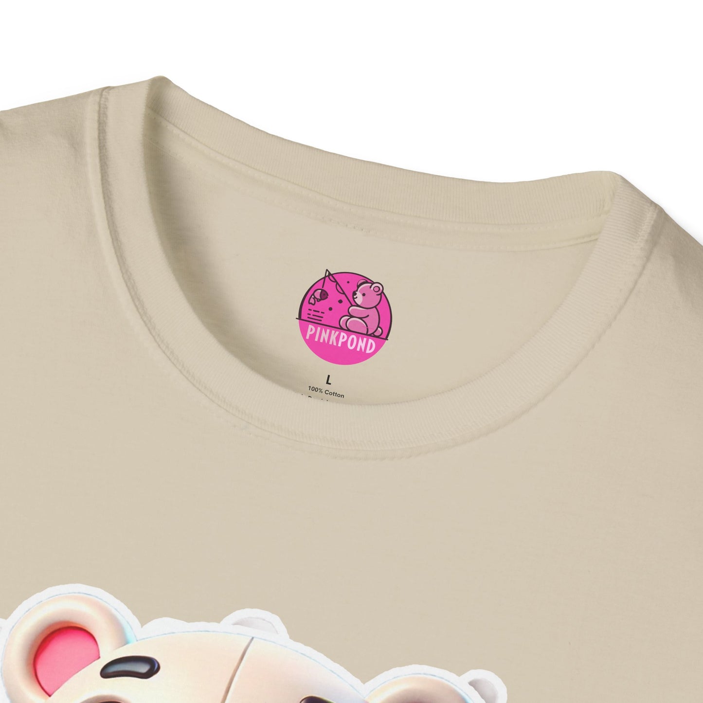 Pepe the Polar Bear T-Shirt - The Coolest Bear Around | Unisex Softstyle Tee