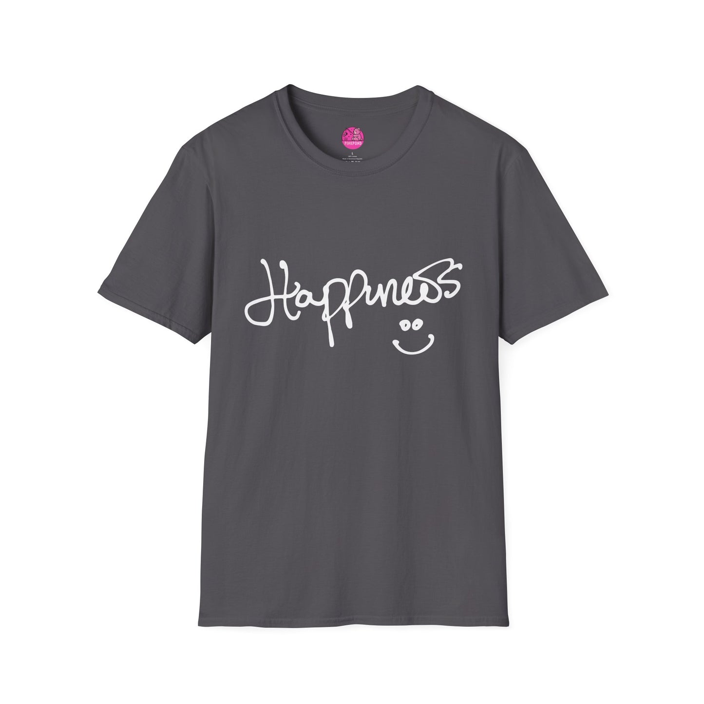 Happiness - Minimalist Positive Vibes T-Shirt