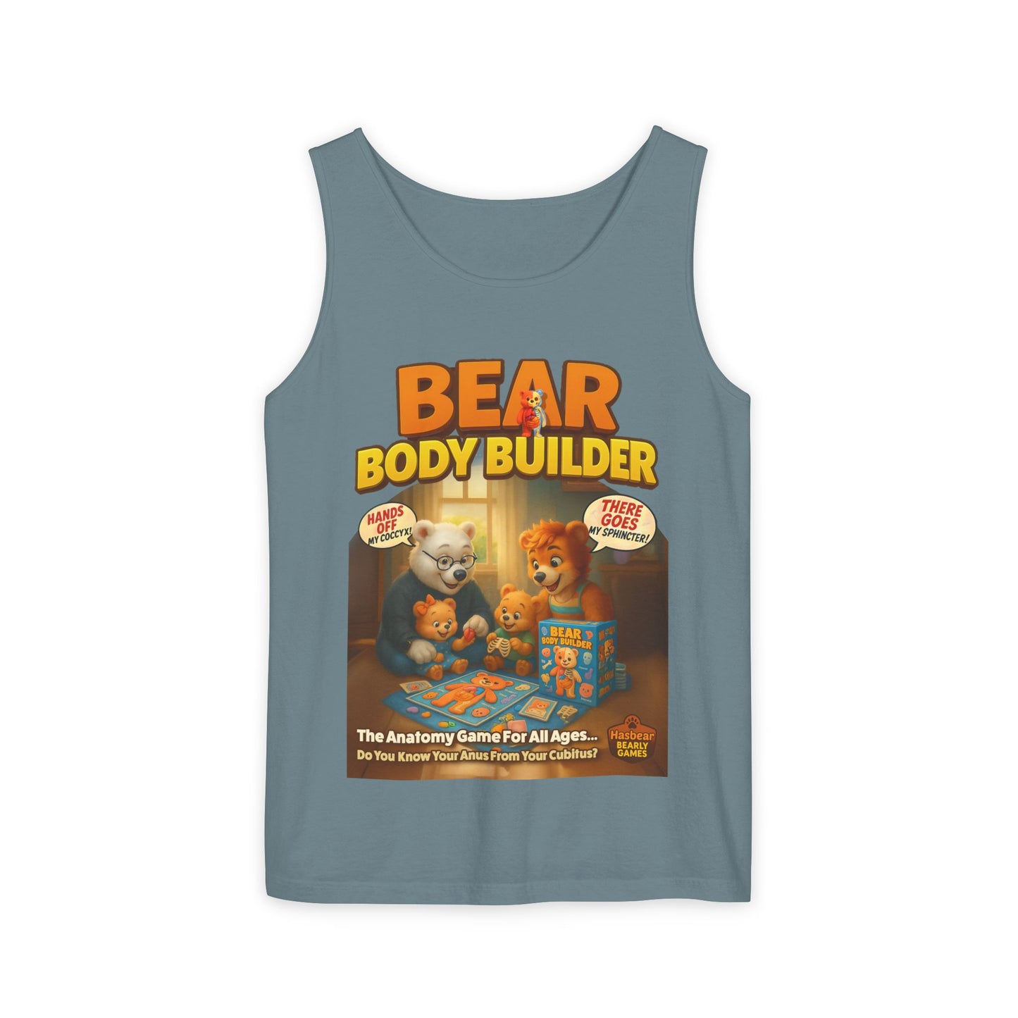 Bear Body Builder Parody Game Tank Top - Unisex