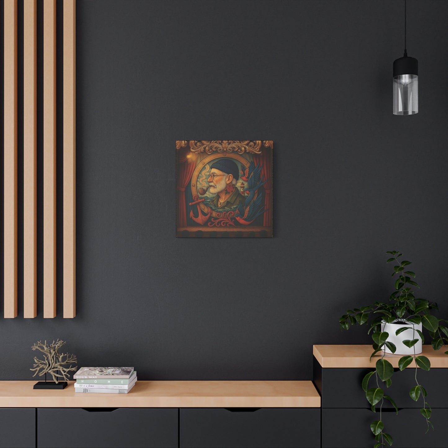 Canvas Wall Art - The Old Sailor’s Portrait