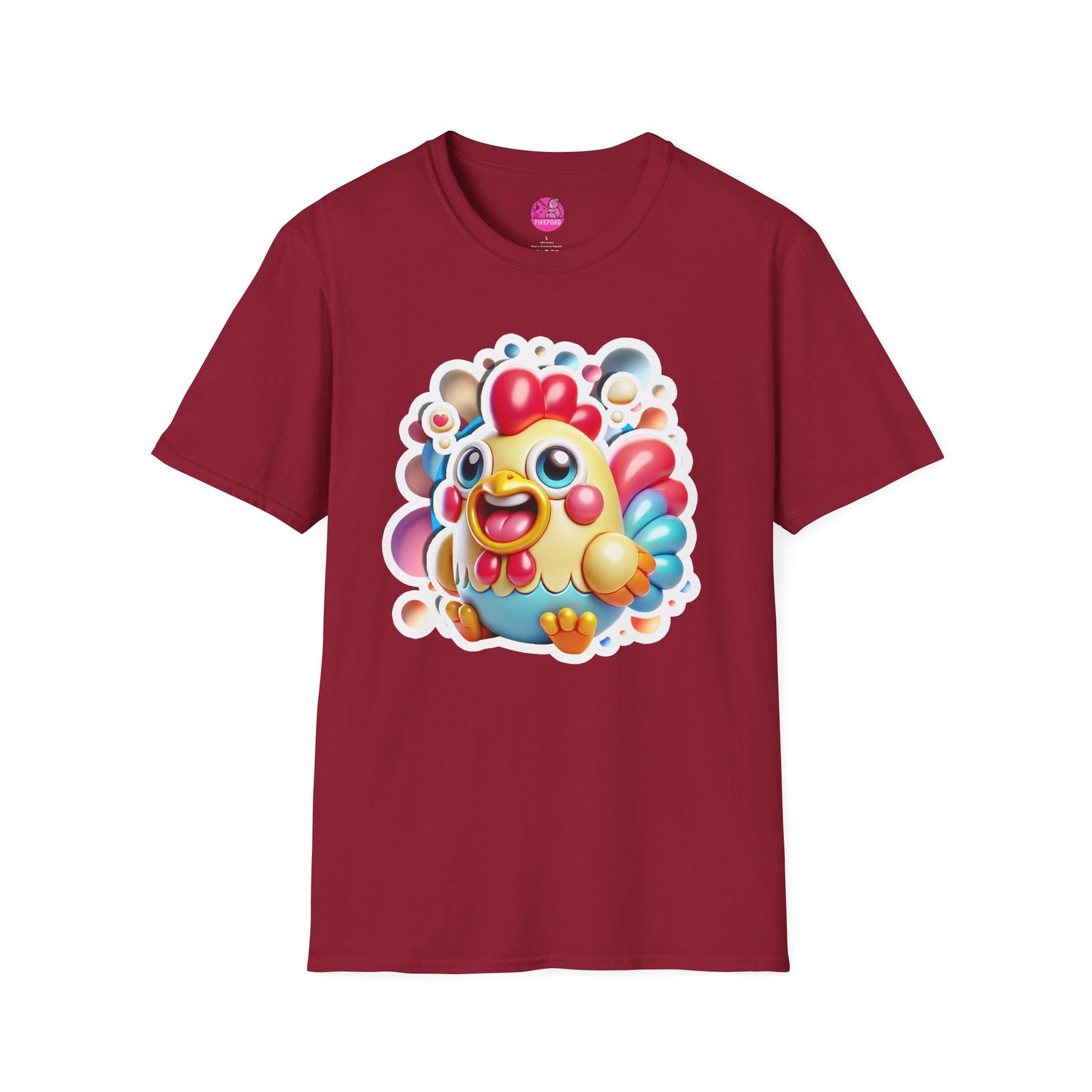 Colin Cockerel Tee - Fun Rooster Graphic Unisex T-Shirt
