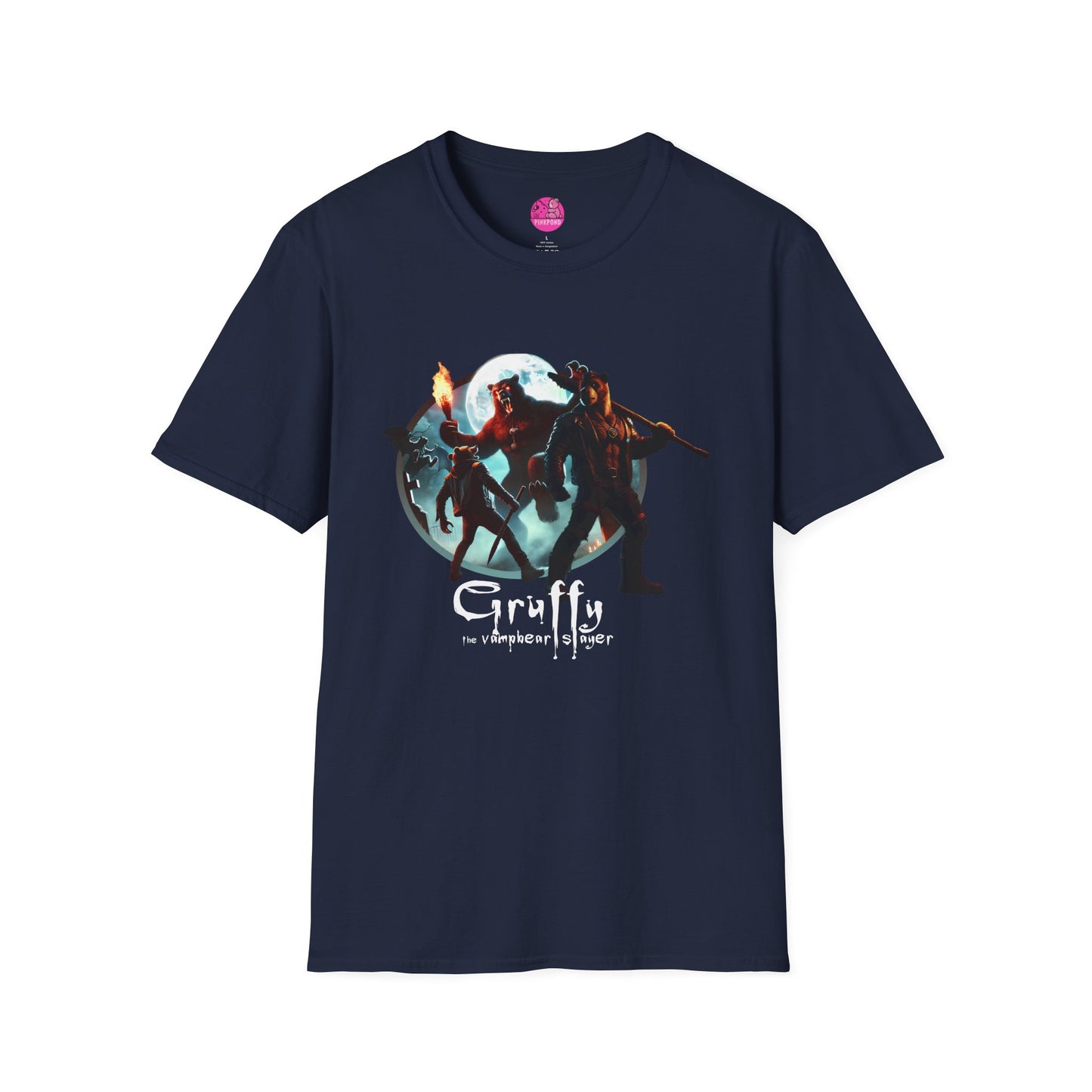 VampBear Slayer T-Shirt - Horror, Humour, and Chaos