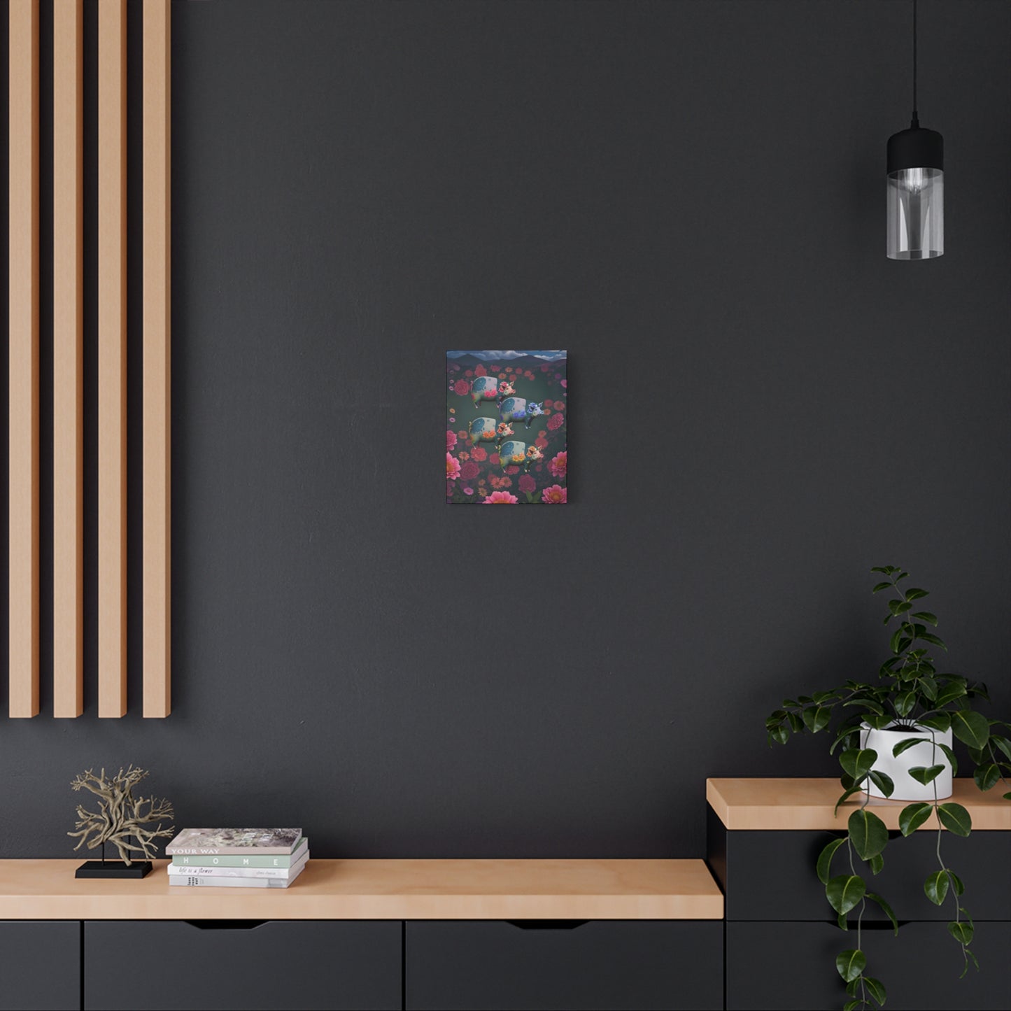 ‘Floral Flight’ Canvas Print by Andrew McCarter