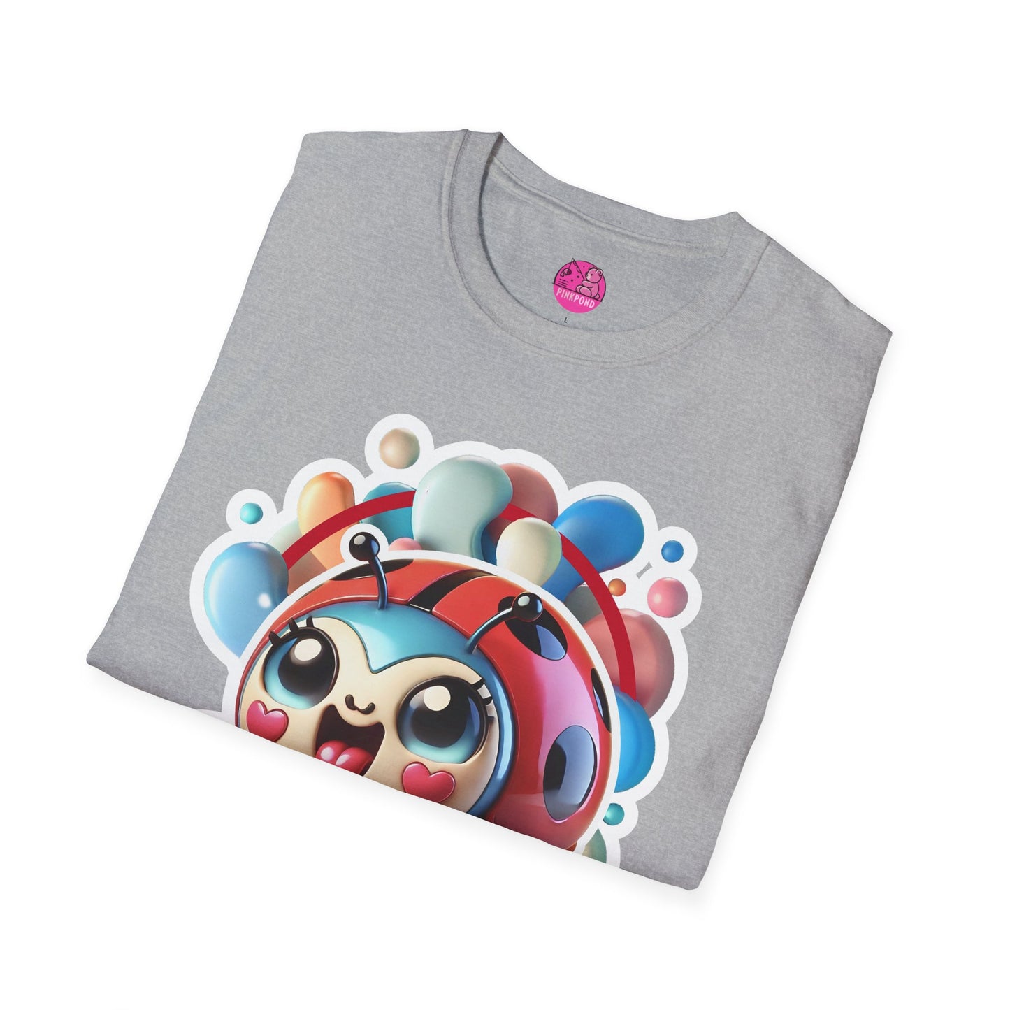 Leticia Ladybird Tee – Sweet, Stylish & Full of Charm!  T-Shirt - Unisex Tee for Fun-Lovers 🐞✨