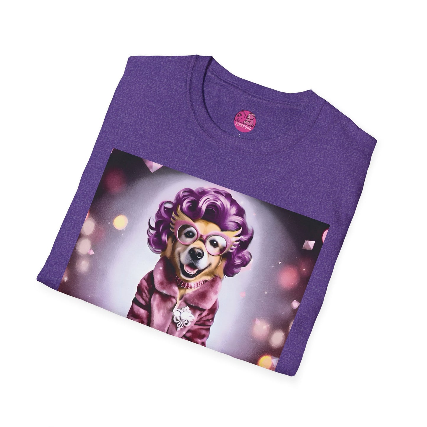 Dame Edna Labrador Dog T-Shirt - Fabulous & Fetching