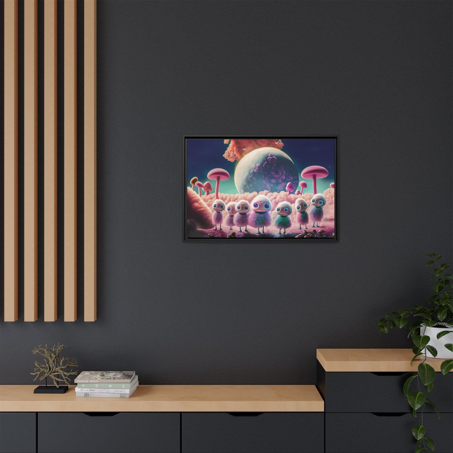 “"Keep smiling," whispered Axlar. "We can eat them later." – Fine Art Canvas Print By Andrew McCarter