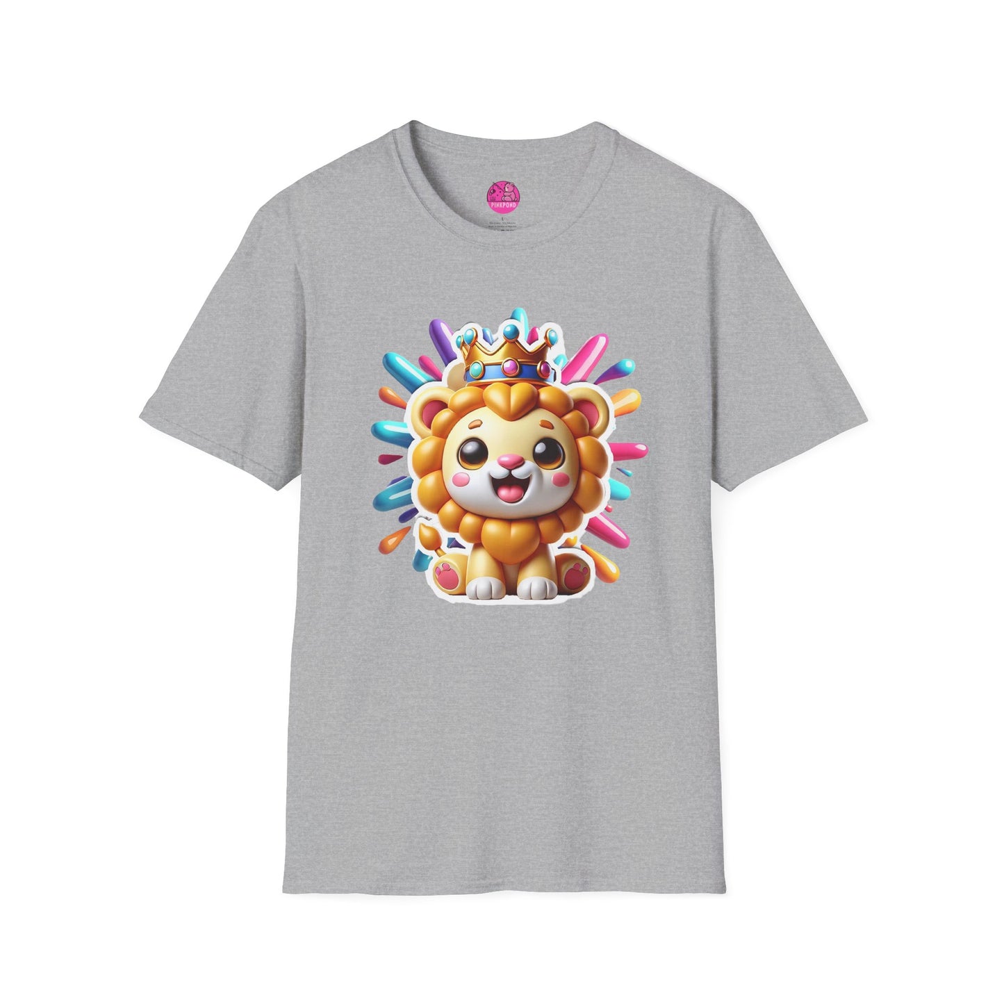 Leon the Lion King Unisex T-Shirt - Fun and Funky Jungle Tee