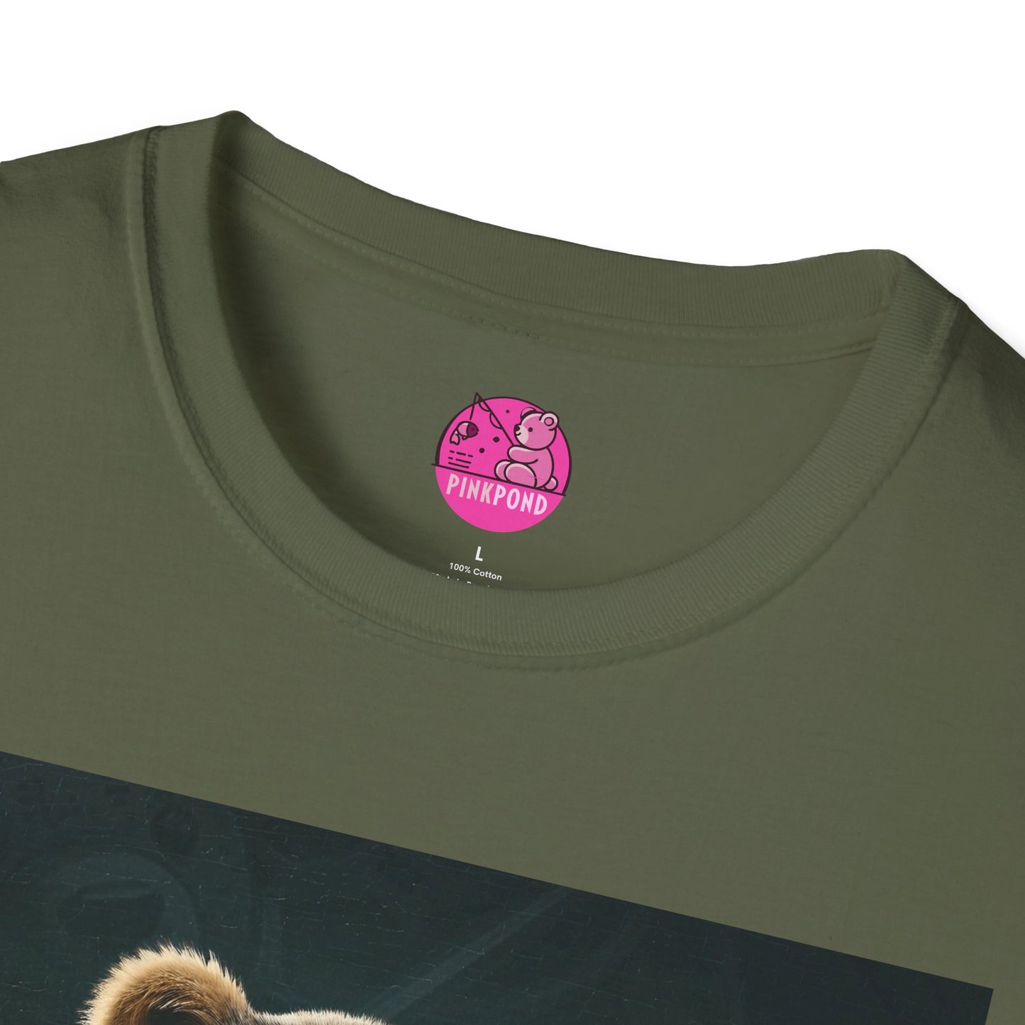 Boss Bear Graphic Tee - Unisex Softstyle T-Shirt for Power Players