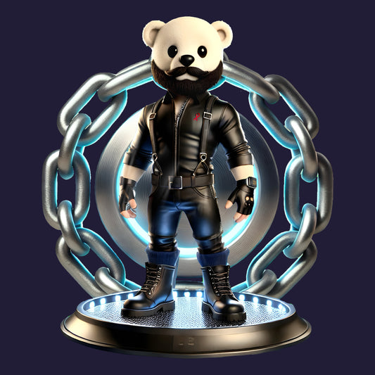 Hot Leather Cub Unisex Softstyle T-Shirt | Fierce and Fun Bear Tee with Leather-Clad Sass