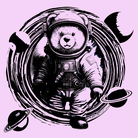 Galactic Explorer Cosmobear T-Shirt - Unisex Softstyle