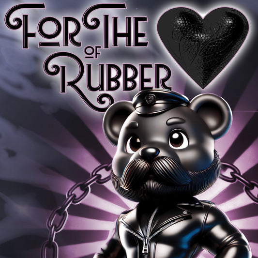 Rubber Bear” – Bold & Playful Tee 🖤🐻✨