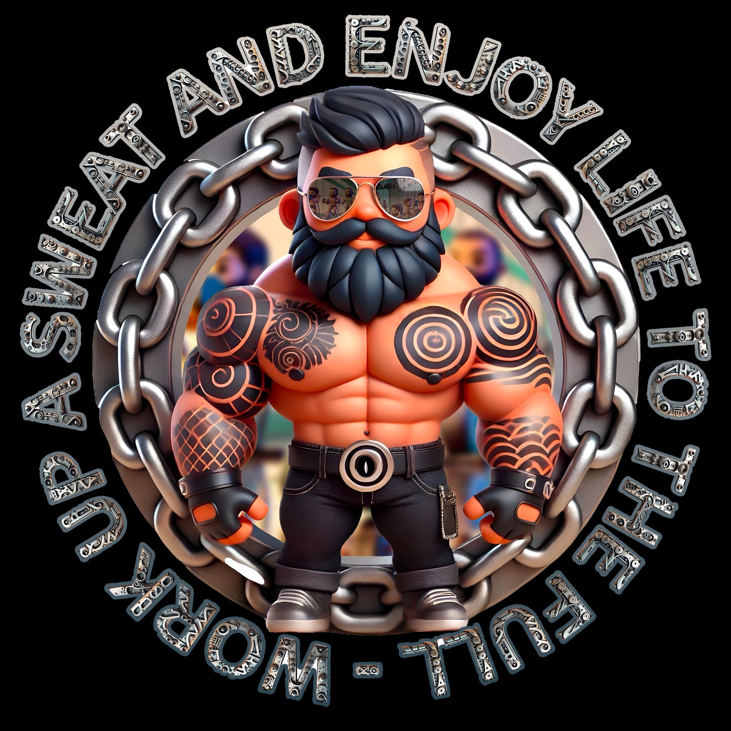 Suns Out, Guns Out – Muscle Bear Gym T-Shirt