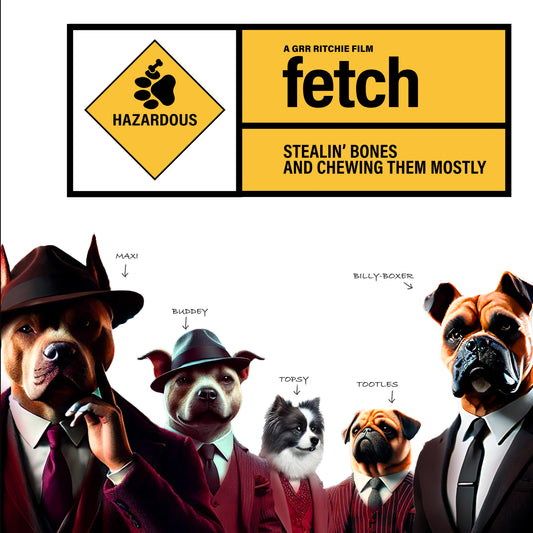Movie Parody T-Shirt: Fetch A Bone-Heist Classic