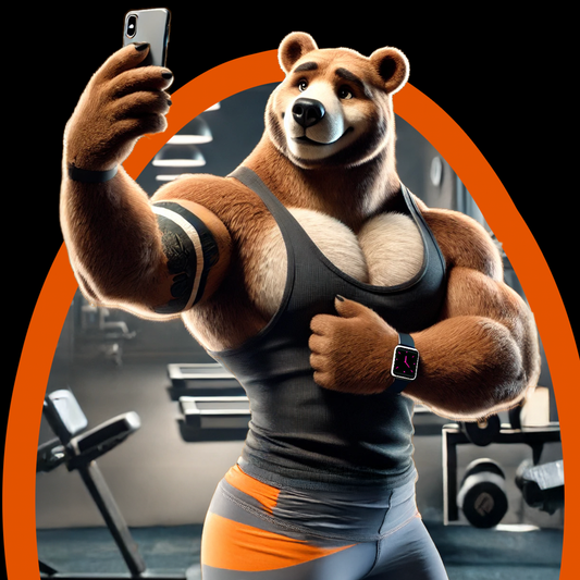 Lycra Gym Bear T-Shirt