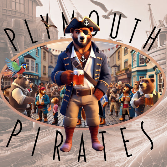 Plymouth Pirates Bear T-Shirt