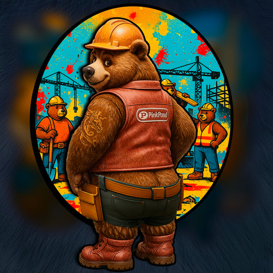 Graphic Tee Builder’s Bum Bear Unisex Softstyle T-Shirt