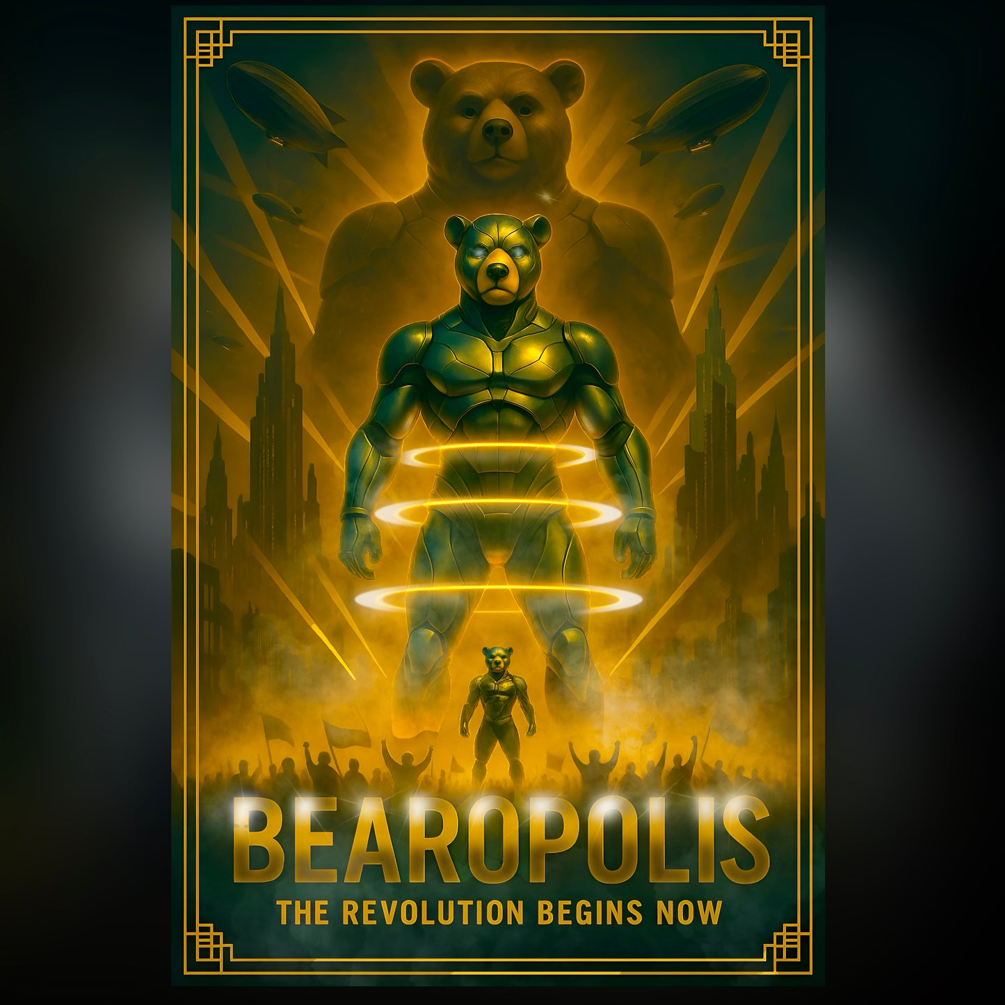 Bearopolis Revolution - Robo Bear T-Shirt