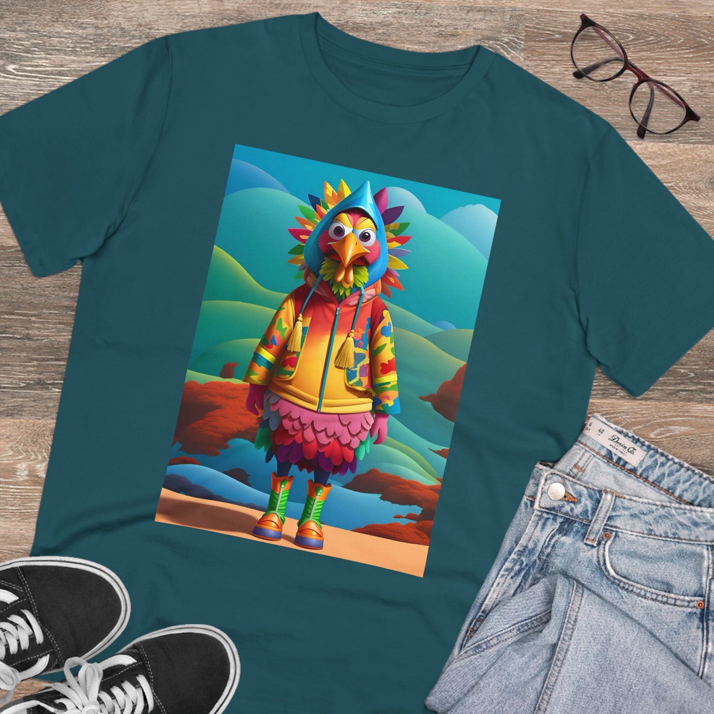 Tony the Turkey T-shirt - Unisex Fun and Funky Design