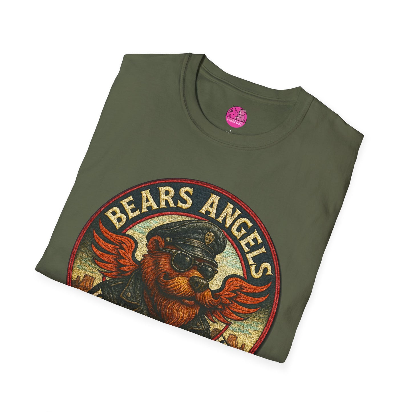 Biker Bears Angels Unisex T-Shirt - Where The Wild Ride Tee