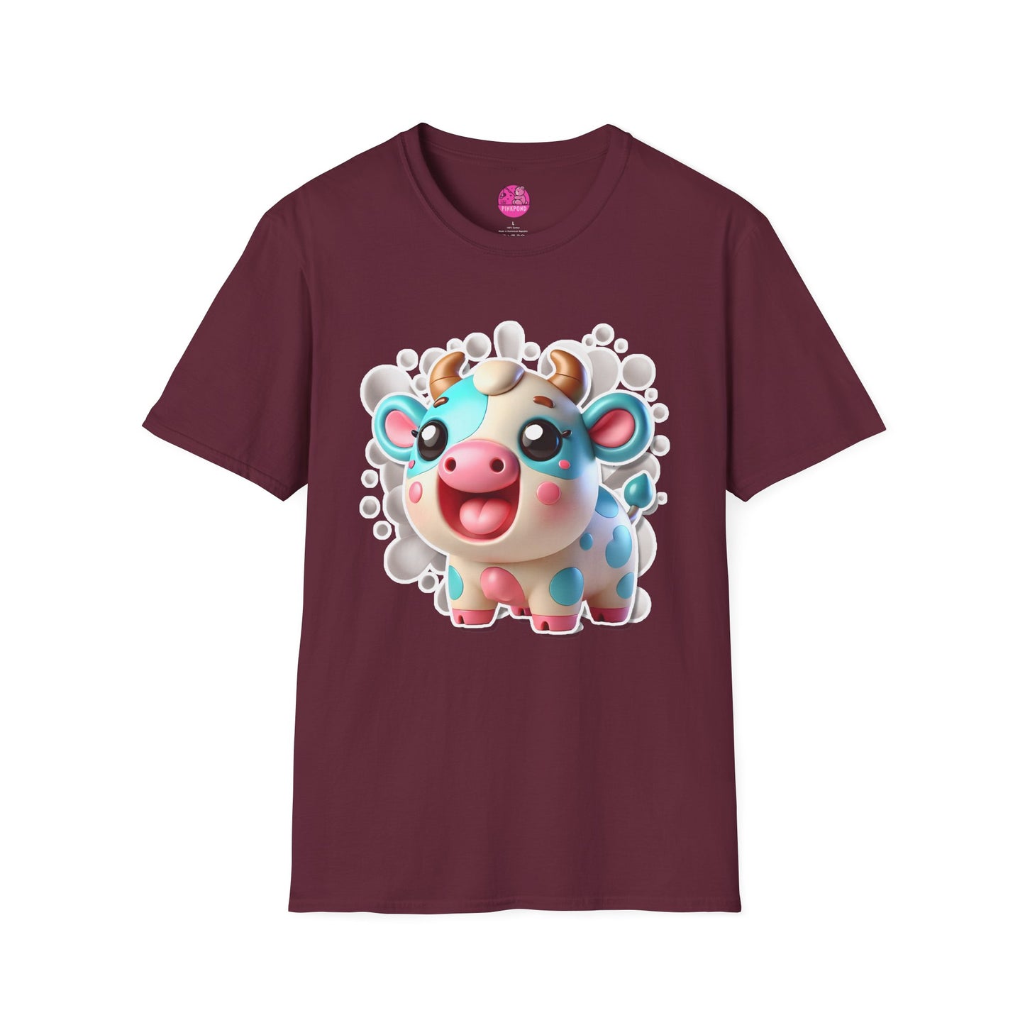 Carmen the Cow T-Shirt - Cute Farmyard Tee for Fun Fashion Fans