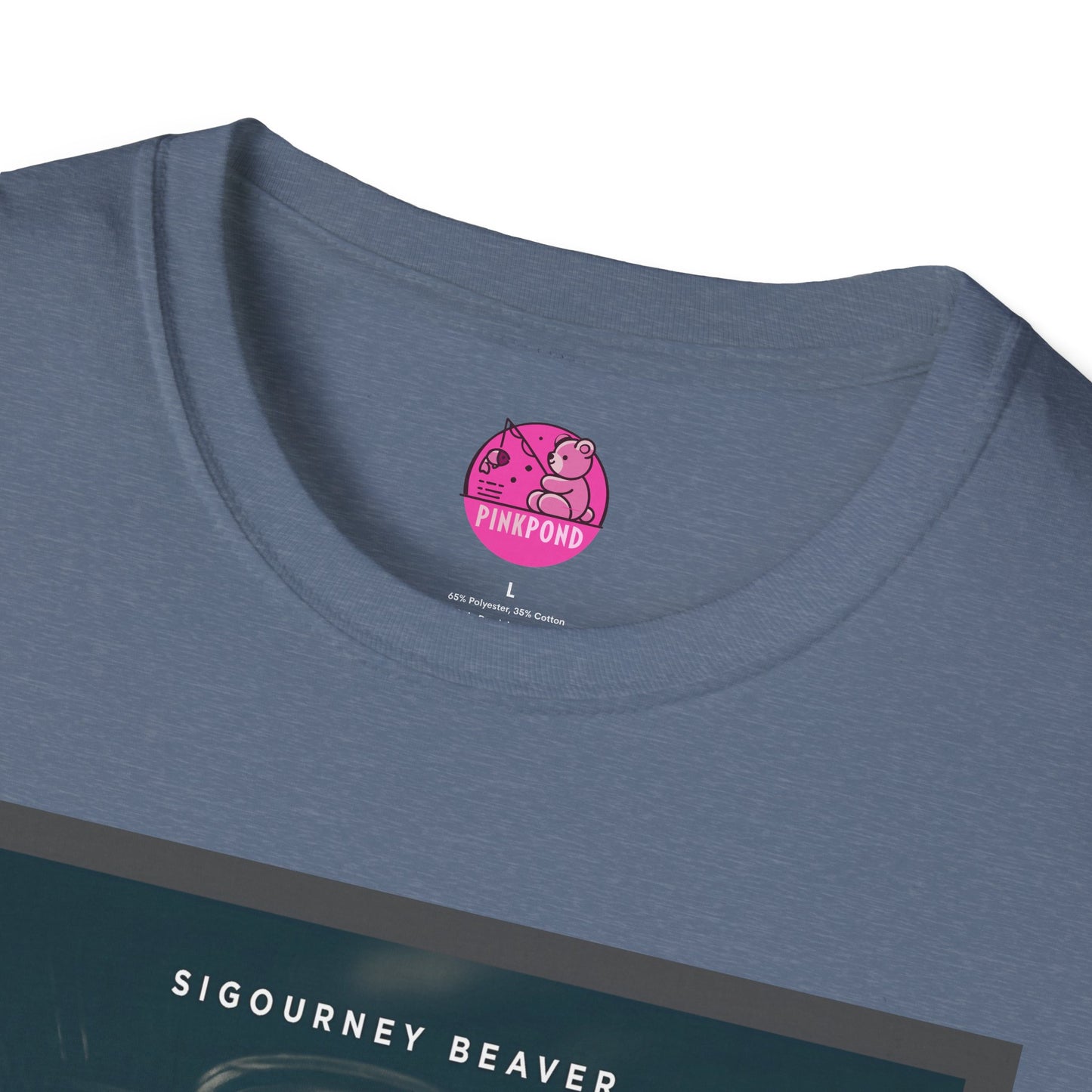 Retro Noir Alien Parody Sci-Fi T-Shirt Featuring Sigourney Beaver