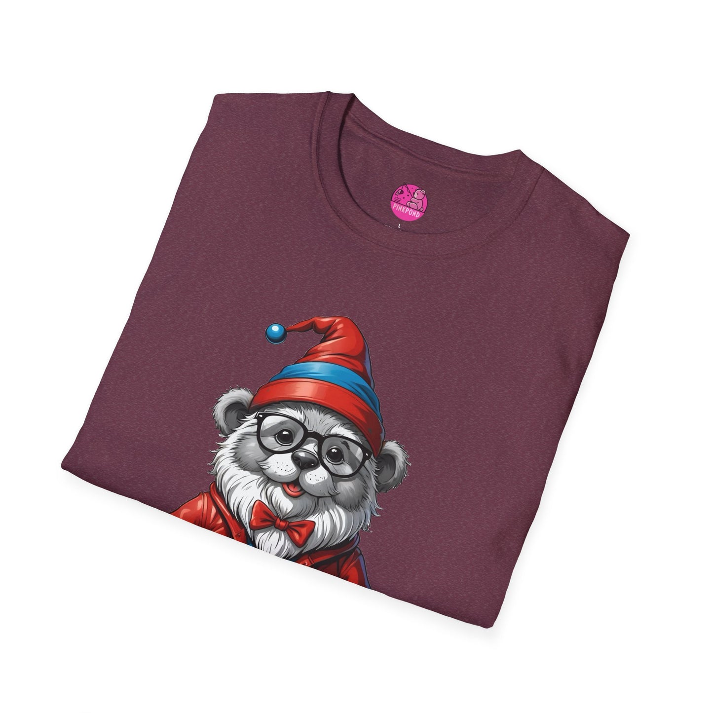 Bear Gnome Unisex T-Shirt - Fun Swiss Gnome Design for Bear Fans