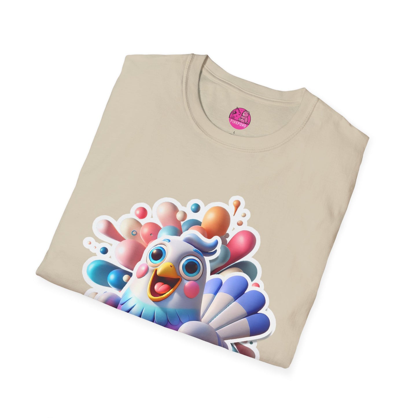 Simon the Pigeon T-Shirt – The Feathered Friend You Need - Unisex Softstyle Tee