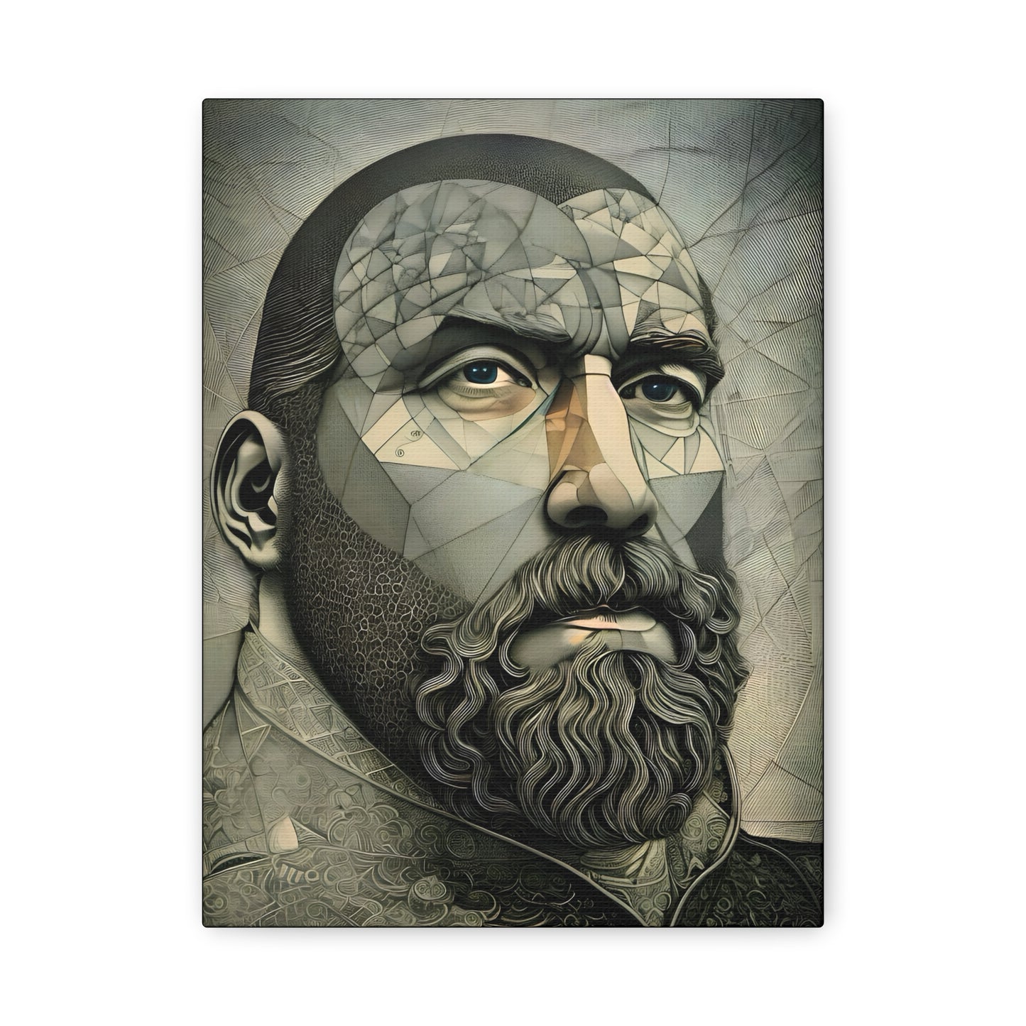 Fractured Peace -  Fine Art Print by Andrew McCarter adapted from a drawing by David Lake