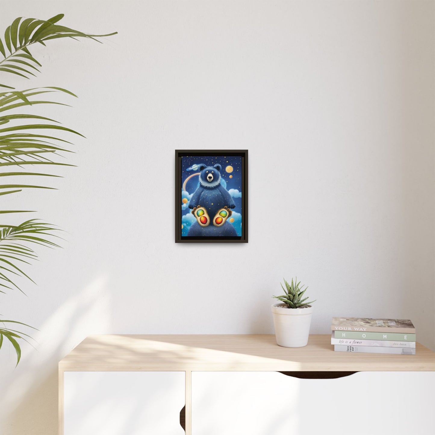 'Cosmic Pawprints' by Andrew McCarter - Canvas Art