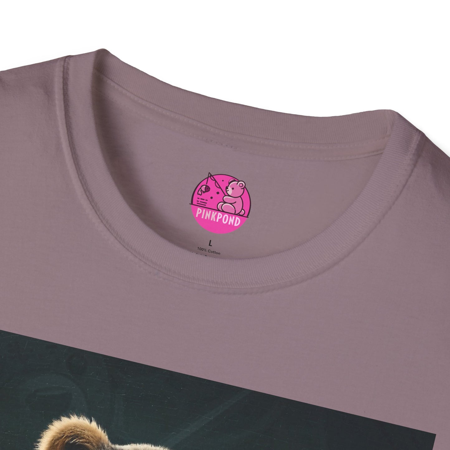 Boss Bear Graphic Tee - Unisex Softstyle T-Shirt for Power Players