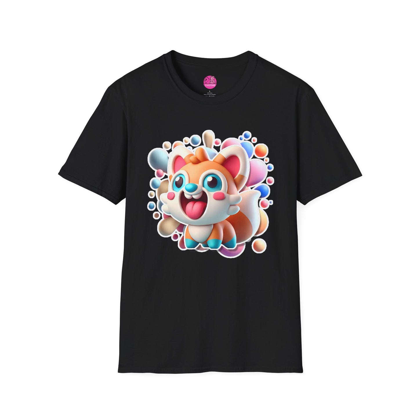 Fanny the Fox T-Shirt - Bold and Colorful Unisex Tee for Fun-Loving Fashion Fans