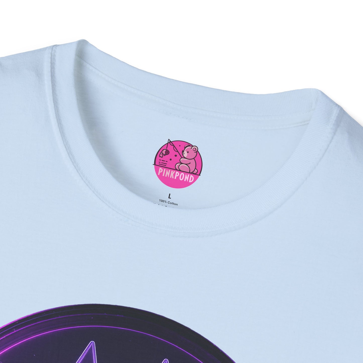 Neon Paw Power T-Shirt - Retro-Futuristic Animal Lover Tee