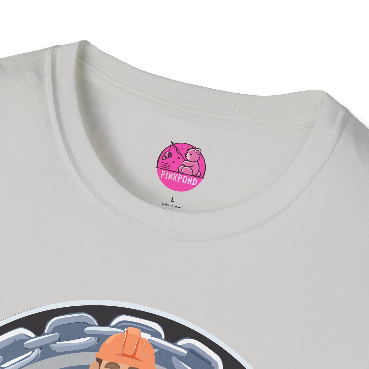 Construction Worker Bear  Graphic T-Shirt