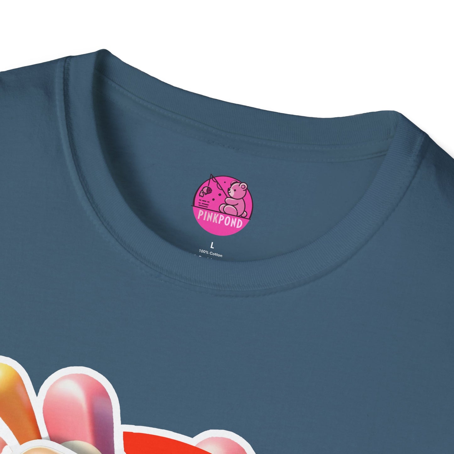 Katey Cat T-Shirt - Burst of Playful Energy | Unisex Softstyle