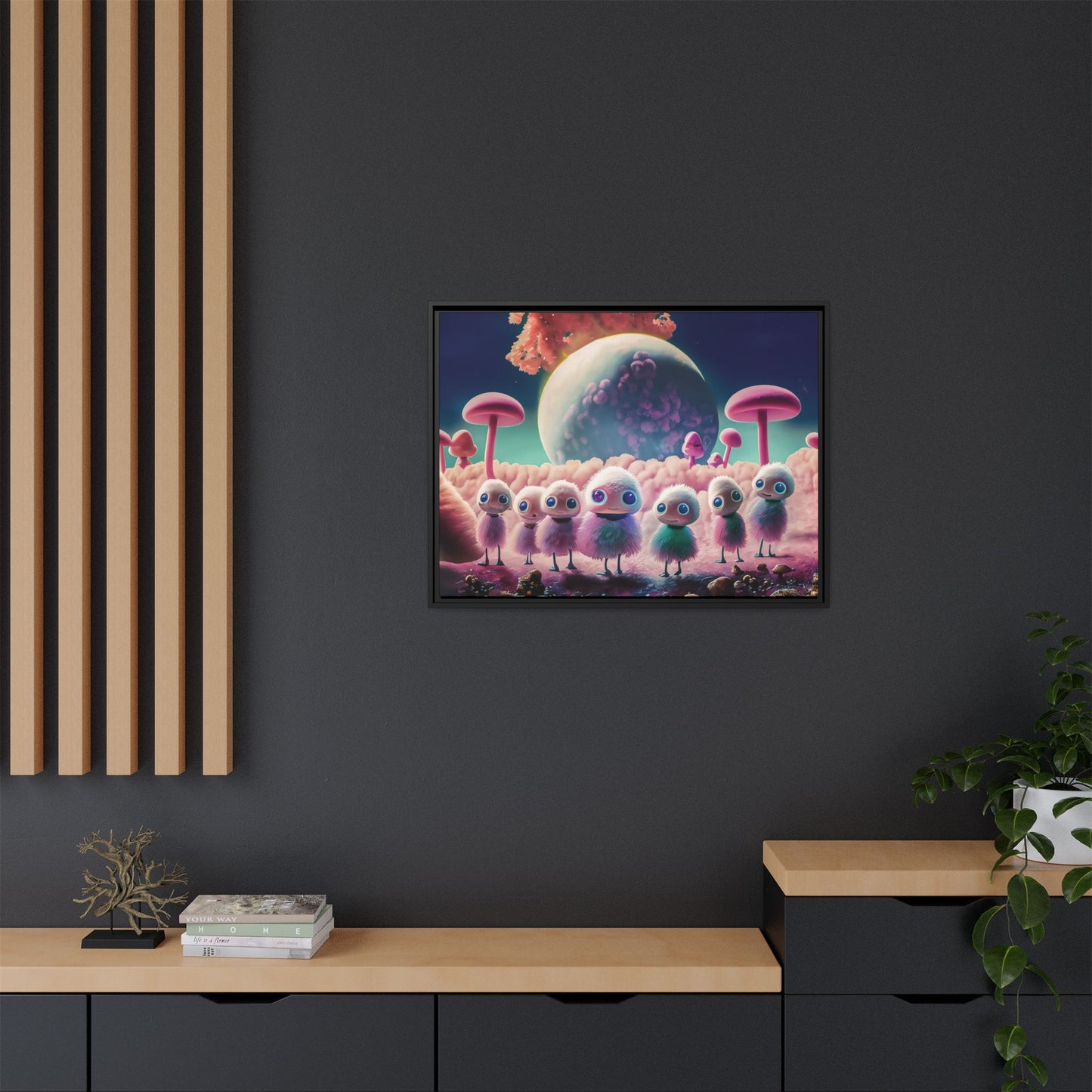 “"Keep smiling," whispered Axlar. "We can eat them later." – Fine Art Canvas Print By Andrew McCarter