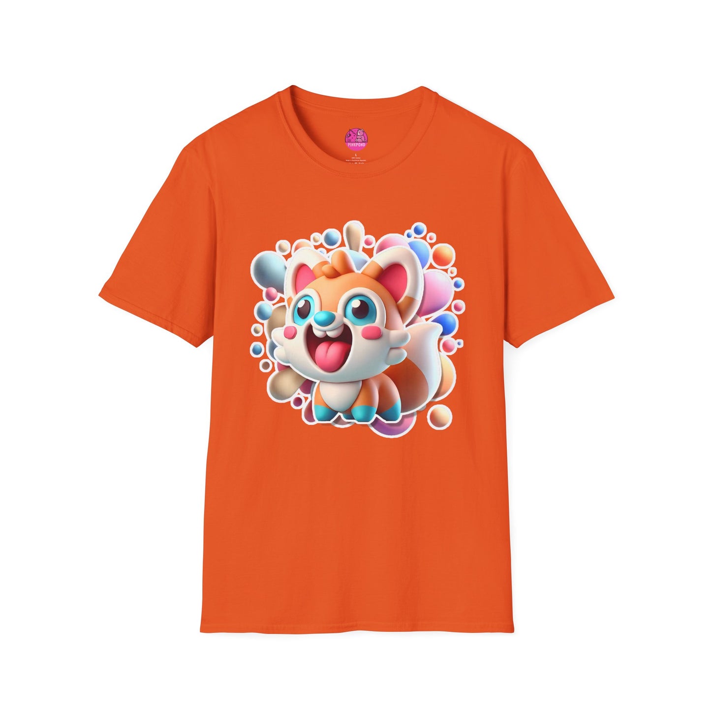 Fanny the Fox T-Shirt - Bold and Colorful Unisex Tee for Fun-Loving Fashion Fans