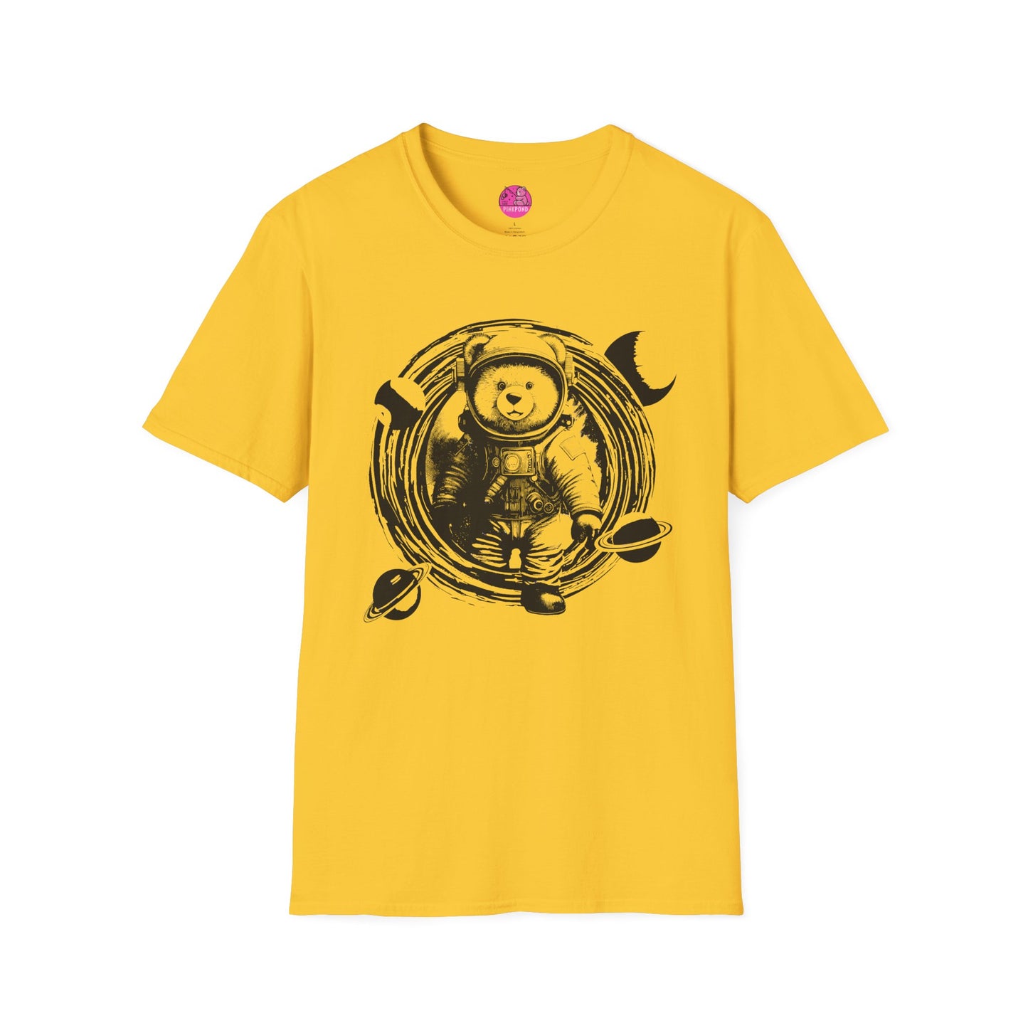 Galactic Explorer Cosmobear T-Shirt - Unisex Softstyle