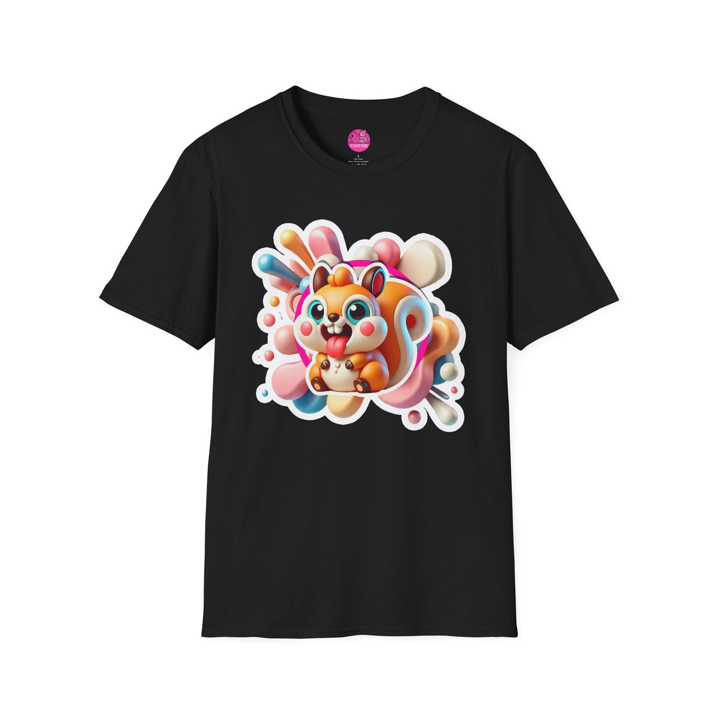 Cyril Squirrel T-Shirt - Nutty and Playful Unisex Tee for Fun-Lovers 🐿️✨