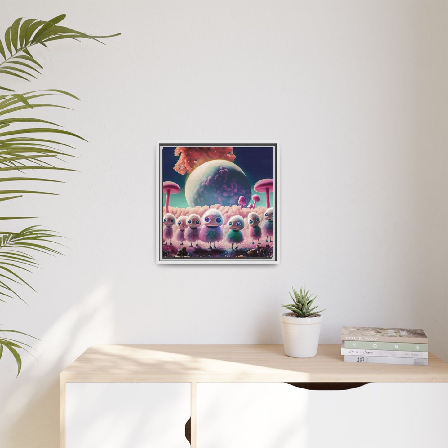 “"Keep smiling," whispered Axlar. "We can eat them later." – Fine Art Canvas Print By Andrew McCarter