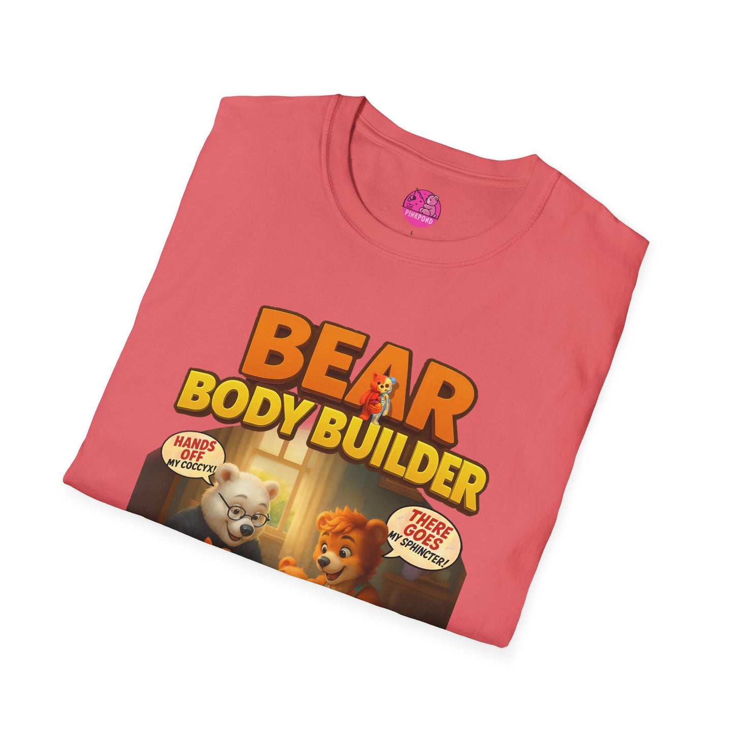 Bear Body Builder Parody Game Tee