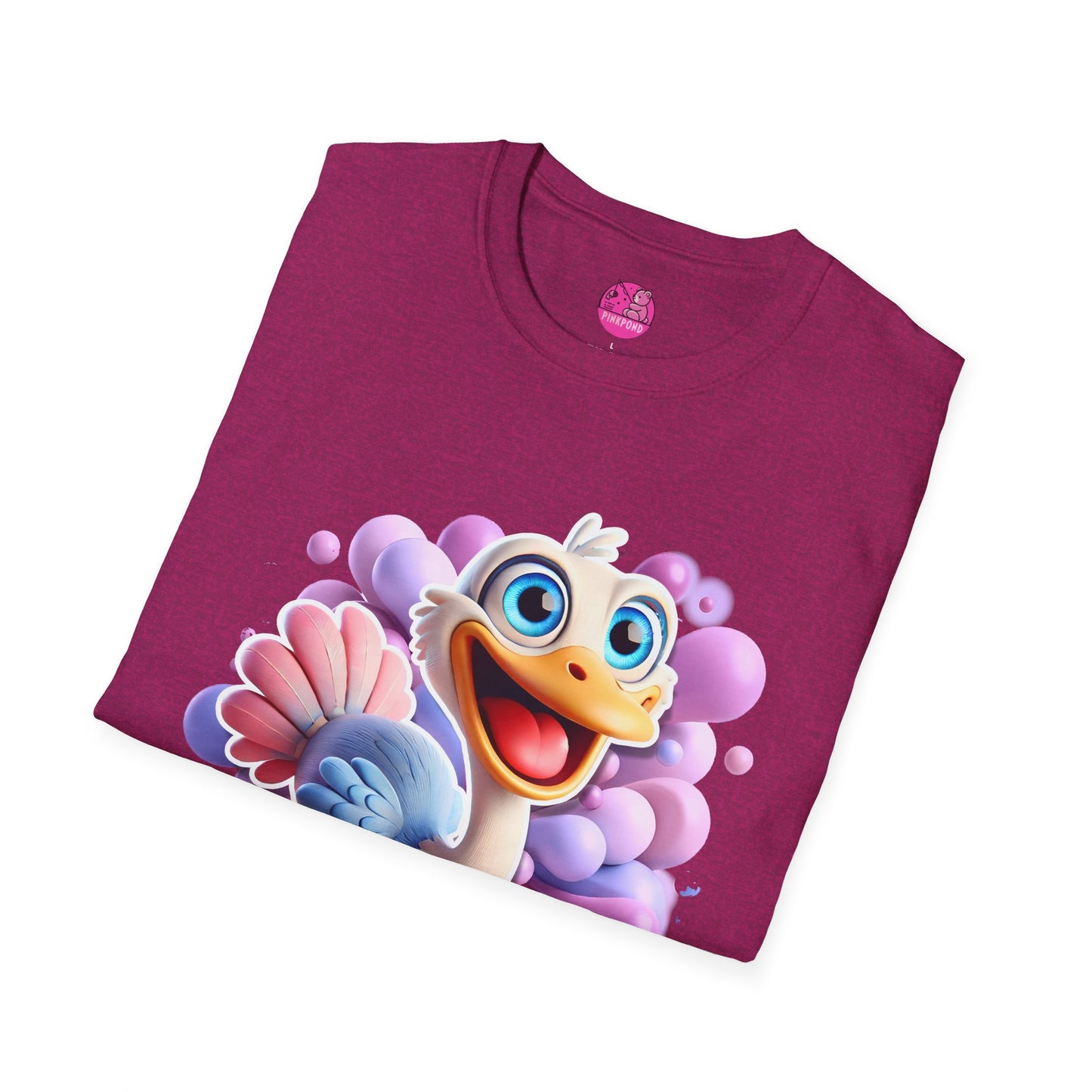 Osma the Ostrich T-Shirt – Speed, Smiles, and Sass!! - Unisex Softstyle Tee