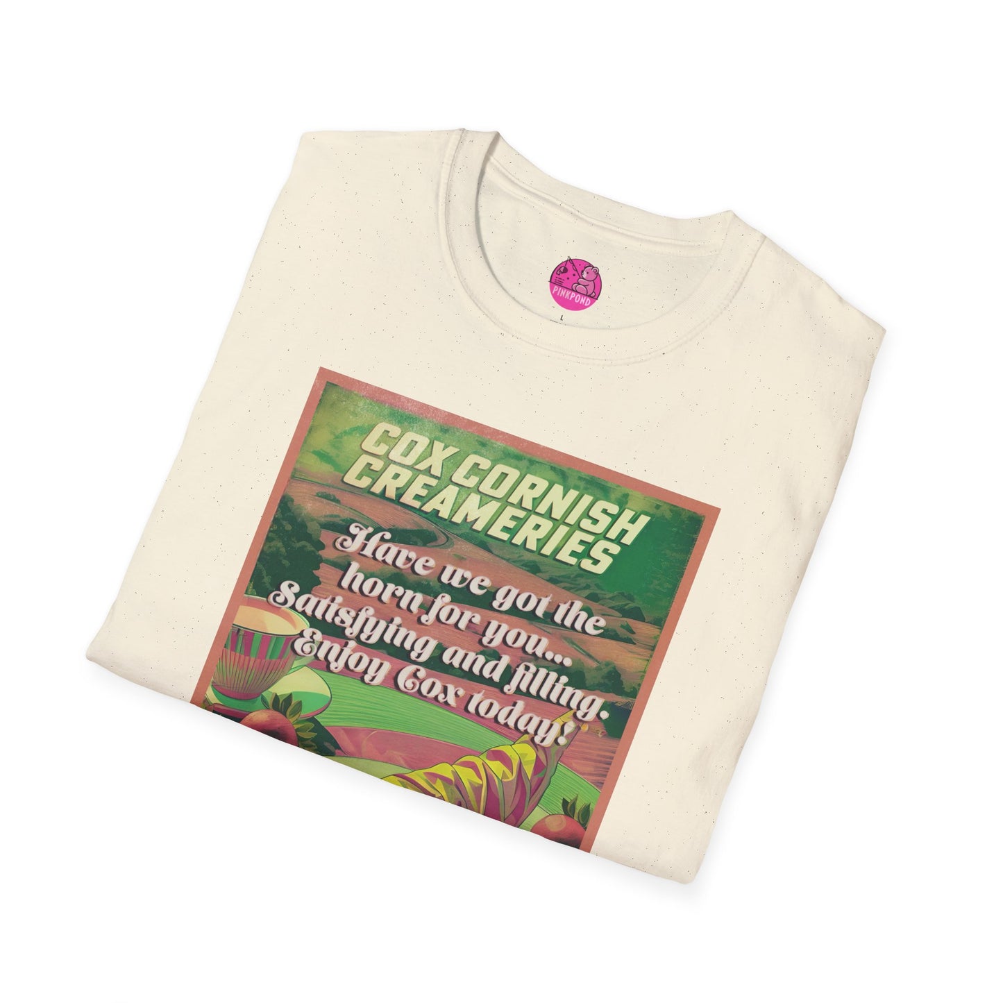 Saucy Vintage Cox Creameries - Satisfy Your Cravings T-Shirt