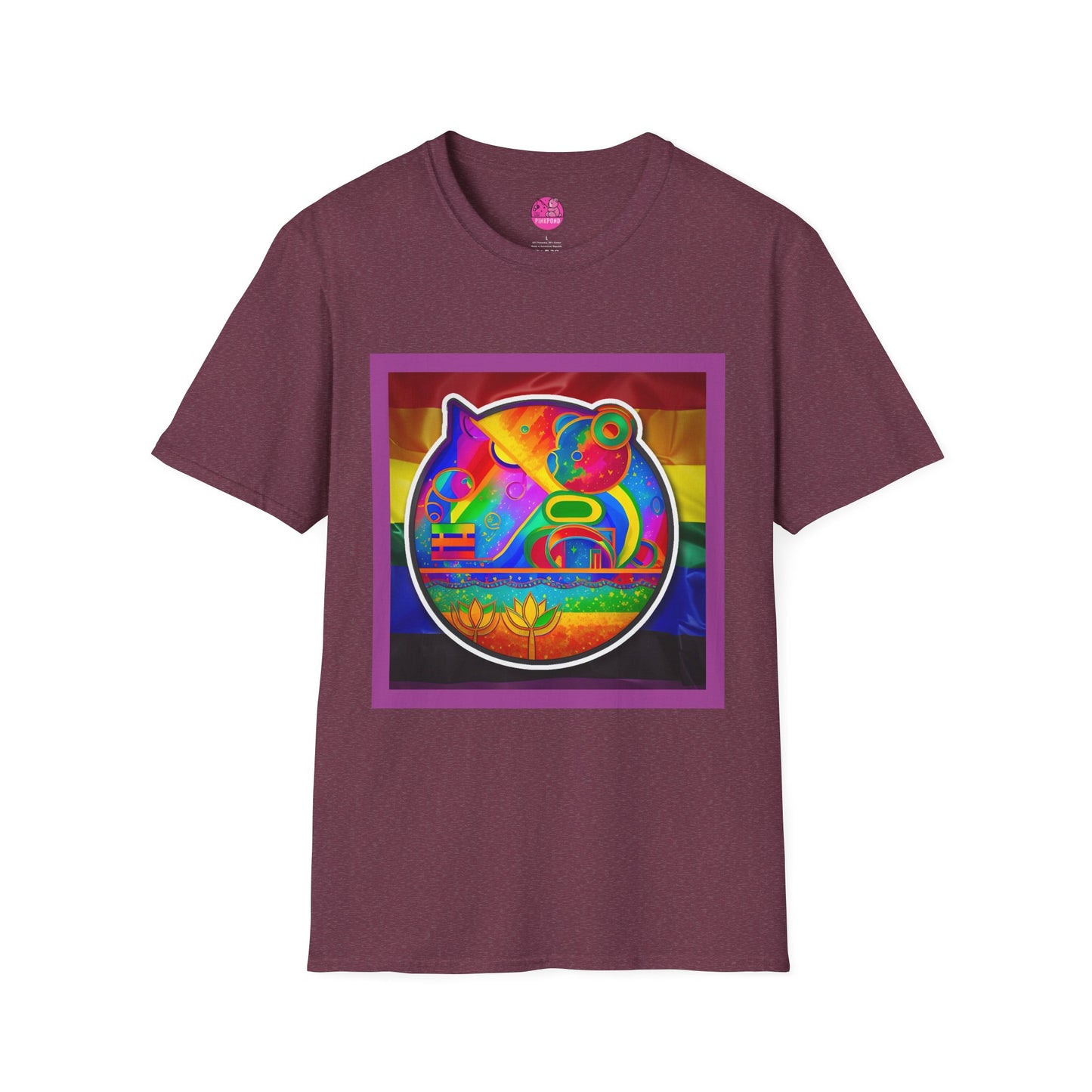 Abstract Bear Pride T-Shirt