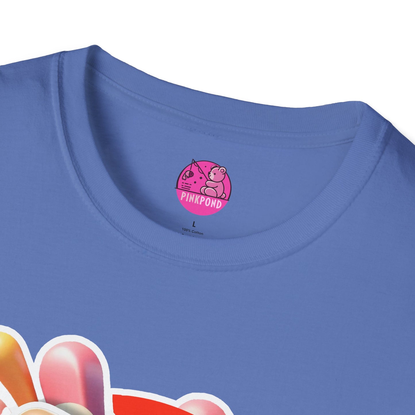 Katey Cat T-Shirt - Burst of Playful Energy | Unisex Softstyle