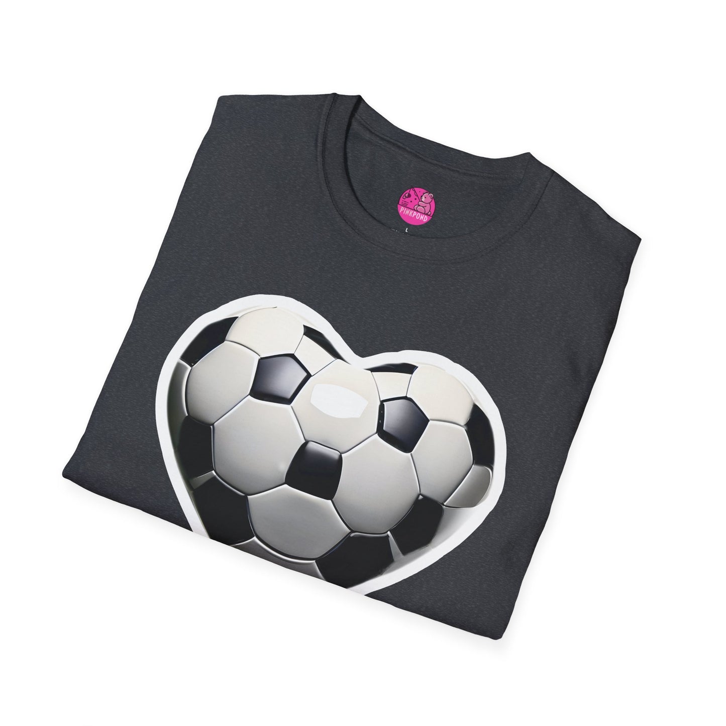 Football Heart Unisex T-Shirt - Love Life Design,