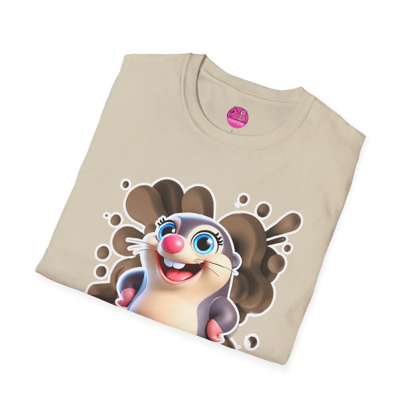 Millicent the Mole T-Shirt – Digging Up Fun in Style - Bold and Colorful Unisex Tee for Fun-Loving Fashion Fans