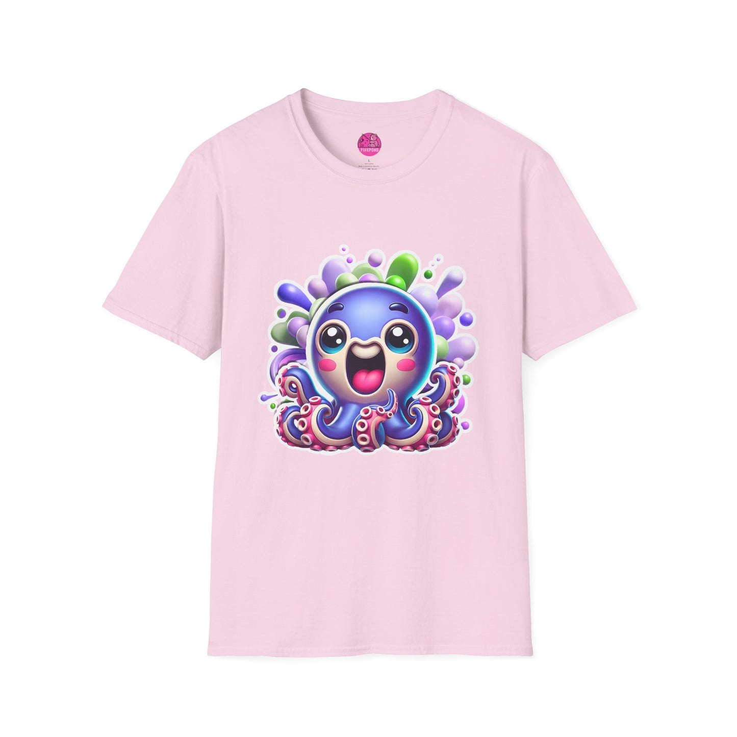 Olly the Octopus T-Shirt - Playful & Adorable Unisex Tee for Ocean Lovers